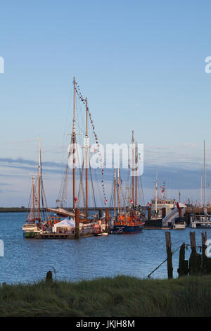 Tôt le matin, sur le front de Steveston à la fête du Canada le 1er juillet 2017 Banque D'Images