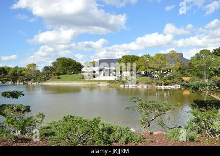 Musée et Jardin Morikami Banque D'Images