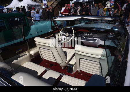 Intérieur de Cadillac convertible El Dorado Banque D'Images