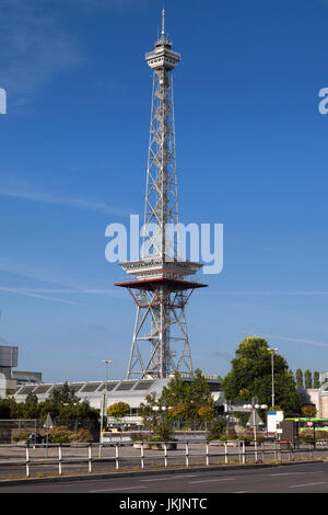 Funkturm Tour Radio de Berlin, Allemagne. Banque D'Images