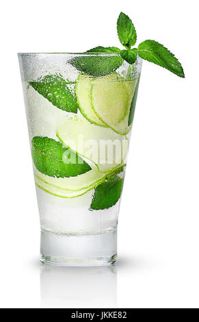Les mojitos en verre en sueur Banque D'Images