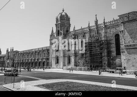 L'église catholique Maria de Belem à Lisbonne - LISBONNE, PORTUGAL 2017 Banque D'Images