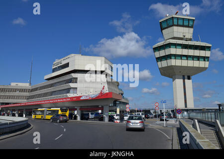 Aéroport de Tegel, village Reinicken, Berlin, Allemagne, Flughafen Tegel, Reinickendorf, Deutschland Banque D'Images