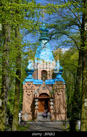 Dans l'Eglise orthodoxe russe, cimetière, Wittestrasse, Tegel, village Reinicken, Berlin, Allemagne, Russisch Orthodoxe Kirche, Friedhof, Reinickendorf, deu Banque D'Images