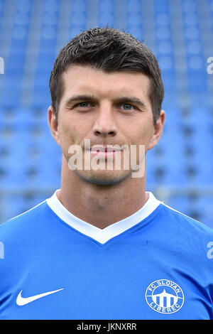 Liberec, République tchèque. 24 juillet, 2017. Ondrej Kudela équipe de FC Slovan Liberec, République tchèque 2017-2018 saison ligue de soccer. Photo : CTK Radek Petrasek/Photo/Alamy Live News Banque D'Images