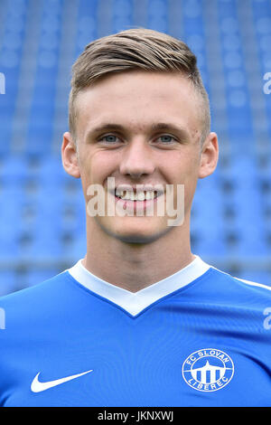 Liberec, République tchèque. 24 juillet, 2017. Graicar Martin de l'équipe FC Slovan Liberec, République tchèque 2017-2018 saison ligue de soccer. Photo : CTK Radek Petrasek/Photo/Alamy Live News Banque D'Images