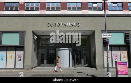 Maison européenne, Stresemannstrasse, cross montagne, Berlin, Allemagne, Europahaus, Kreuzberg, Deutschland Banque D'Images