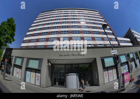 Maison européenne, Stresemannstrasse, cross montagne, Berlin, Allemagne, Europahaus, Kreuzberg, Deutschland Banque D'Images