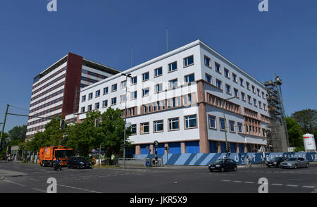 Allemagne maison, maison européenne, Stresemannstrasse, cross montagne, Berlin, Allemagne, Deutschlandhaus, Europahaus, Kreuzberg, Deutschland Banque D'Images