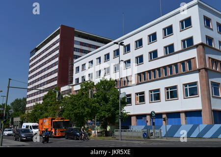 Allemagne maison, maison européenne, Stresemannstrasse, cross montagne, Berlin, Allemagne, Deutschlandhaus, Europahaus, Kreuzberg, Deutschland Banque D'Images