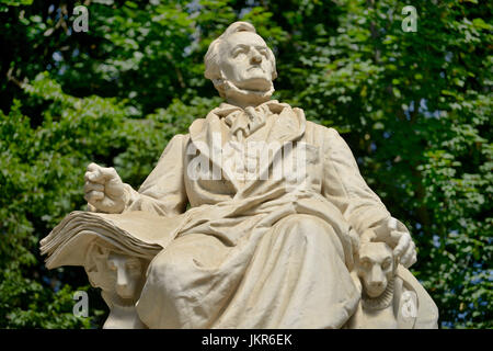 Wagner's monument, grand zoo, zoo, centre, Berlin, Allemagne, Wagnerdenkmal, Grosser, Tiergarten Tiergarten, Mitte, Deutschland Banque D'Images