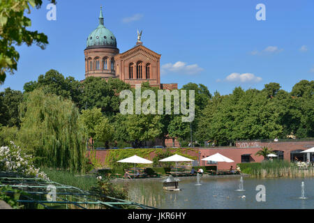 L'église Saint Michael, Angel's lavabo, milieu, Berlin, Allemagne, St Michael Kirche, Engelbecken, Mitte, Deutschland Banque D'Images