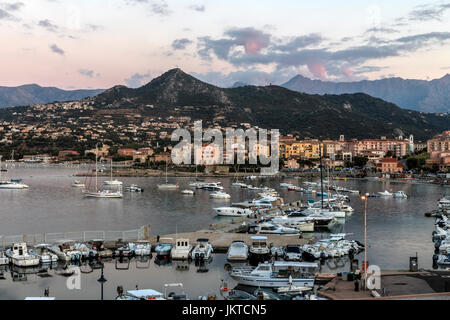 L'Ile Rousse, Balagne, Corse, France Banque D'Images