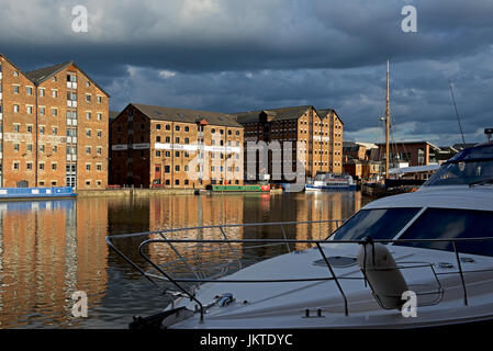 Gloucester Quays, Gloucestershire, Angleterre, Royaume-Uni Banque D'Images