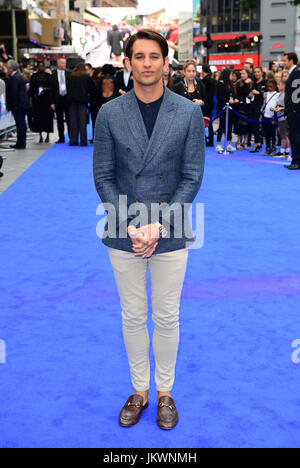 Locke Ollie participant à la première européenne de la valériane et de la ville d'un millier de planètes au Cineworld à Leicester Square, Londres. ASSOCIATION DE PRESSE Photo. Photo date : lundi 24 juillet 2017. Voir PA story SHOWBIZ Valériane. Crédit photo doit se lire : Ian West/PA Wire Banque D'Images