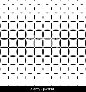 Résumé de fond monochrome ellipse - noir et blanc graphique vectoriel géométrique Illustration de Vecteur