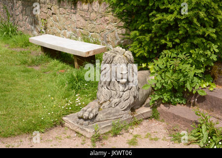 Pierre Lions Head ornament Banque D'Images