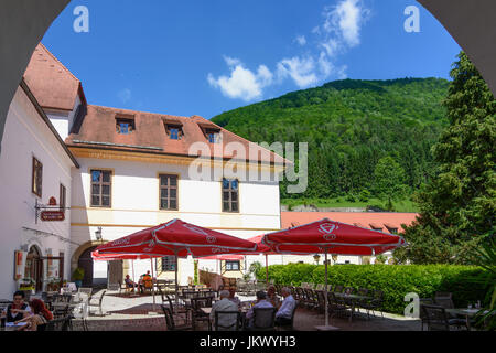 Kartause (Chartreuse) Gaming (Kartause Thron Maria), ancienne chartreuse, restaurant, jeux, Mostviertel, Niederösterreich, Autriche, Banque D'Images