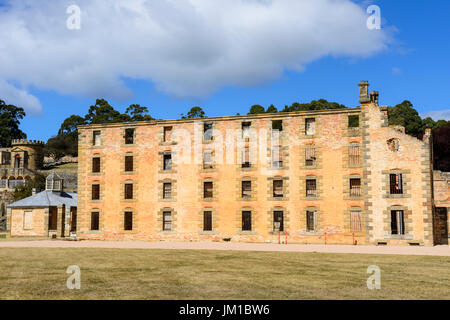 Le Pénitencier de site historique de Port Arthur (ancienne colonie pénitentiaire) sur la péninsule de Tasman en Tasmanie, Australie Banque D'Images