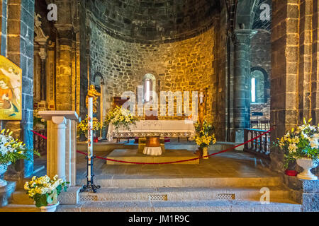 Église de Santa Margherita D'Antiochia, Vernazza, La Spezia, Cinque Terre, ligurie, italie Banque D'Images