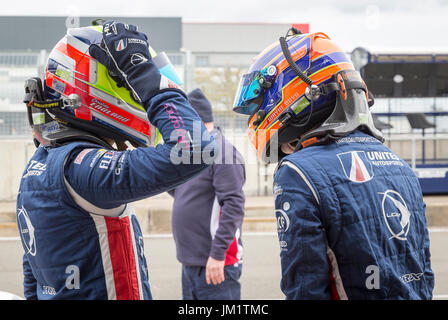 Wayne Boyd 2 au circuit Silverstone, Angleterre Banque D'Images