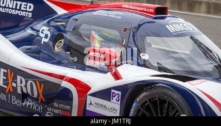 Ligier LMP3 au circuit Silverstone, Angleterre Banque D'Images