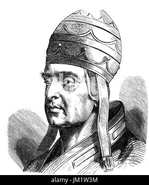 Boniface VIII, ch. 1230 - 11 octobre 1303, né Benedetto Caetani, fut le Pape du 24 décembre 1294 jusqu'à sa mort Banque D'Images