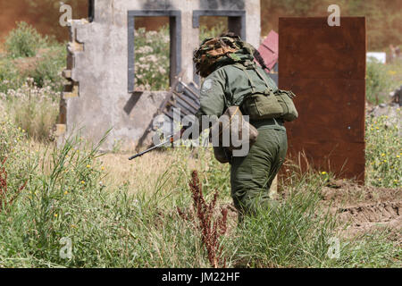 21 juillet 2014 - Paddock Wood, Kent, UK - de reconstitution historique de la guerre et de la paix au Revival Hop Farm dans la région de Paddock Wood Kent UK 26/7/2017 (Crédit Image : © Theodore Liasi via Zuma sur le fil) Banque D'Images