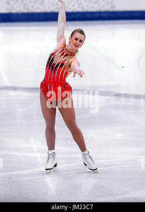 Lillehammer, Norvège. Feb 23, 1994. TONYA HARDING au Jeux Olympiques de 1994 au cours du programme technique. Le 6 janvier 1994, le principal concurrent de l'équipe Harding N. Kerrigan a été attaqué par agresseur S. Stantes après une séance d'essai à l'américain de patinage artistique de 1994 à Detroit. L'ex-mari de Harding, Jeff Gillooly, et son garde du corps, Shawn Eckhardt,[15] embauchés stantes pour casser la jambe droite si Kerrigan qu'elle serait incapable de se mesurer à l'Jeux olympiques d'hiver de 1994 à Lillehammer. Credit : Lissa Aserud/IPOL/Globe Photos/ZUMAPRESS.com/Alamy Live News Banque D'Images