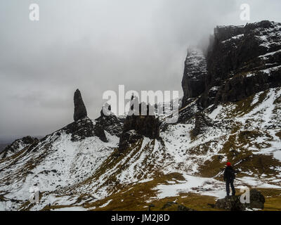 Le vieil homme de Storr, Skye Banque D'Images