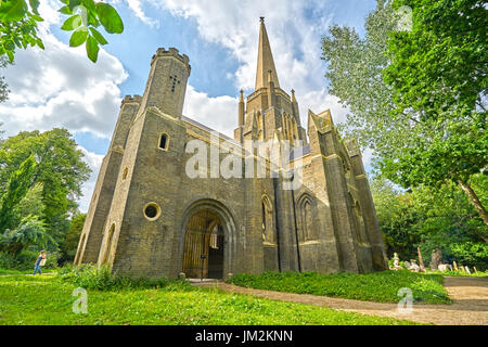 Abney Park Cemetery hackney crématorium Banque D'Images