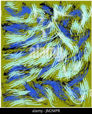 Abstract vawe backgraund texture comme Picass o photo. Illustration de Vecteur