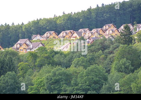 Strasbourg, France - 21 juillet 2017 - Très belles maisons Eifel allemand Banque D'Images