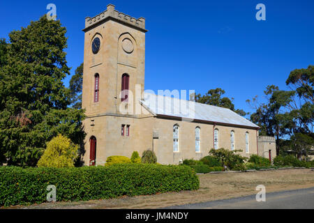 St Luke's Anglican Church dans village historique de Richmond en Tasmanie, Australie Banque D'Images