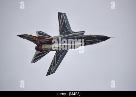 Armée de l'air italienne un Panavia Tornado-200A avec un schéma de peinture spéciale célébrant le 60e anniversaire de la 311 Gruppo du Reparto Sperimentale Volo Banque D'Images