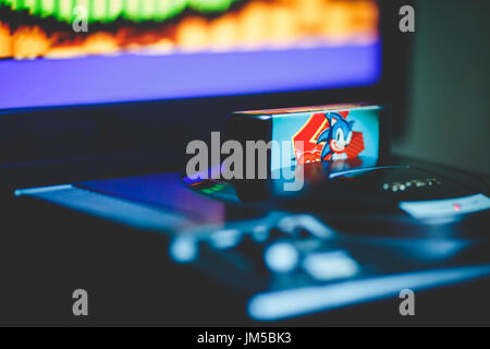 Console Retro Abstract Banque D'Images