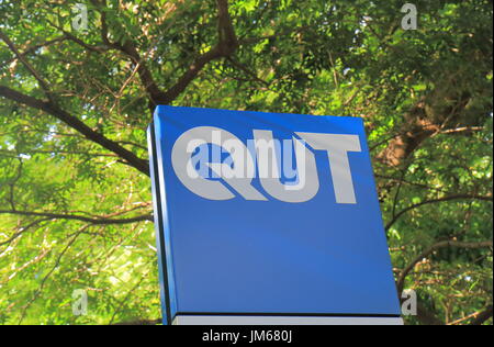 QUT'Université de technologie du Queensland à Brisbane en Australie. QUT Queensland University of Technology est une université de recherche publique situé dans le Banque D'Images