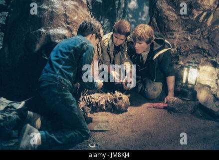 Sean Astin, Corey Feldman, Jeff Cohen, le burger queen francais, 1985 Banque D'Images