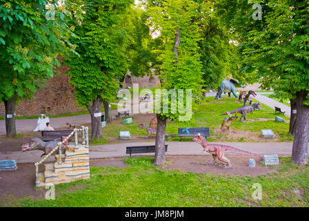 Dino Park, parc de Kalemegdan, Belgrade, Serbie Banque D'Images