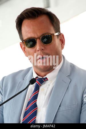 Hollywood, États-Unis. 26 juillet 2017. 26 juillet 2017 - Hollywood, Californie - Will Arnett. Jason Bateman honoré avec Star sur le Hollywood Walk of Fame. Crédit photo : F. Sadou/Admedia Banque D'Images