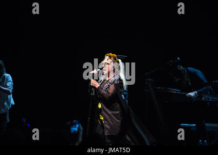 Toronto, Canada. 26 juillet, 2017. Nouvelle Vague icônes Blondie effectuer au Sony Centre de Toronto sur leur rage et l'enlèvement d' à l'appui de leur dernier album 'pollinisateur'. Credit : Bobby Singh/Alamy Live News Banque D'Images