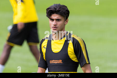 Bad Ragaz, Suisse. 27 juillet, 2017. Dortmund's Mahmoud au Dahoud training camp de Bundesliga club Borussia Dortmund à Bad Ragaz, Suisse, 27 juillet 2017. Photo : Guido Kirchner/dpa/Alamy Live News Banque D'Images