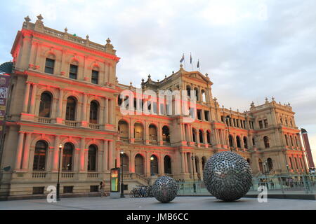 L'architecture historique Casino Brisbane Australie Banque D'Images