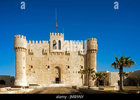 Aegypten, Alexandria, Fort Kait Bey Banque D'Images