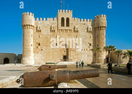 Aegypten, Alexandria, Fort Kait Bey Banque D'Images