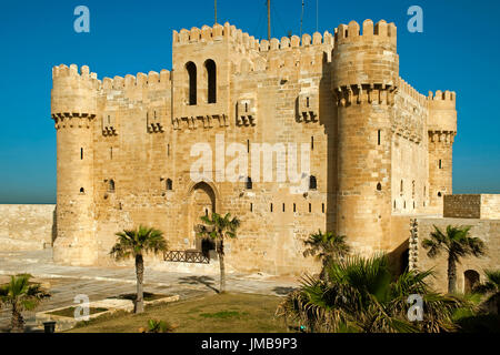 Aegypten, Alexandria, Fort Kait Bey Banque D'Images