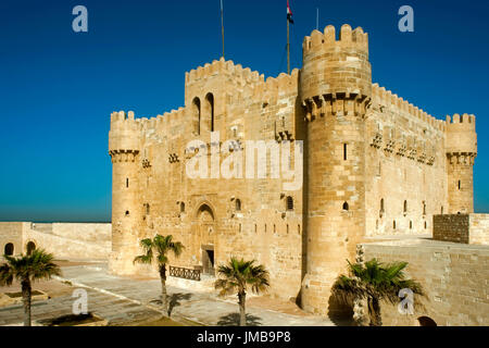 Aegypten, Alexandria, Fort Kait Bey Banque D'Images