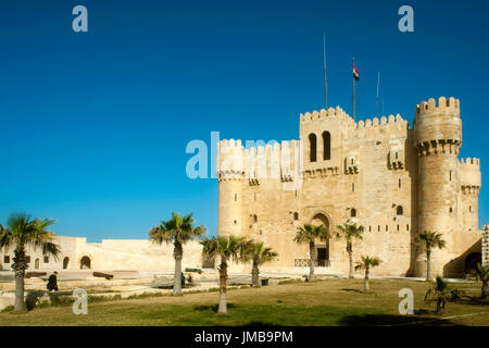 Aegypten, Alexandria, Fort Kait Bey Banque D'Images