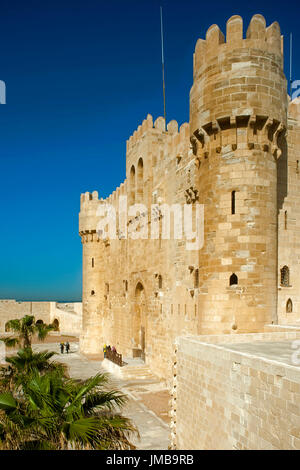 Aegypten, Alexandria, Fort Kait Bey Banque D'Images