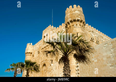 Aegypten, Alexandria, Fort Kait Bey Banque D'Images